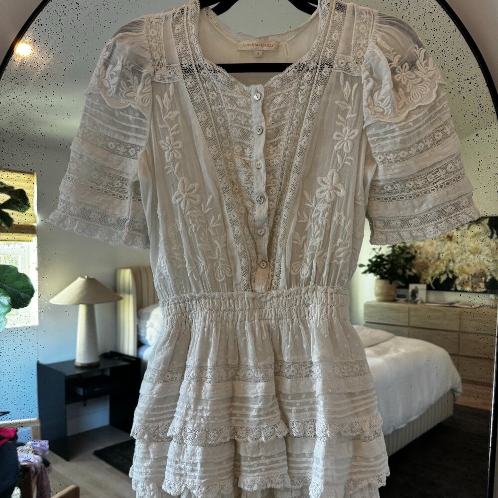 LoveShackFancy Lace Dress Size P
